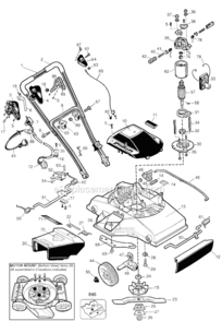 Part Location Diagram of 429882-37 DeWALT Control Cable